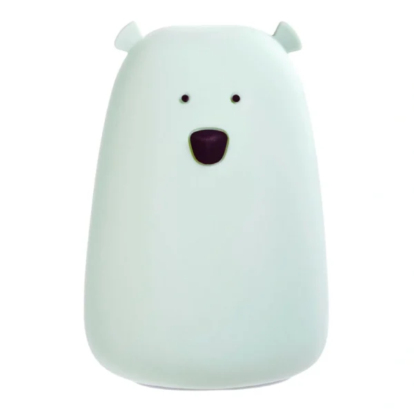 Grote Beer Siliconen Lamp - Sage - Afbeelding 2