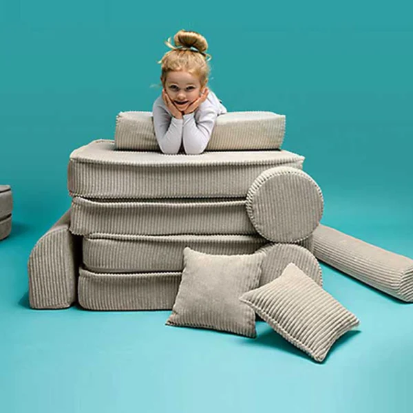 Grote Modulaire Bank voor Kinderen - Premium Ecru - Afbeelding 4