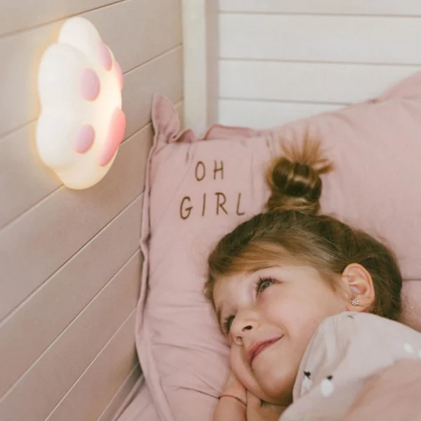 Hondepoot Siliconen Lamp - Roze - Afbeelding 2