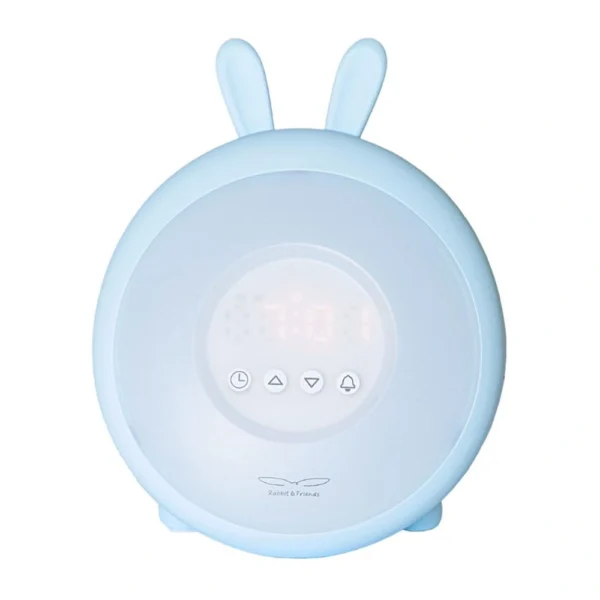 Konijn Lamp met Wekker - Blauw - Afbeelding 2