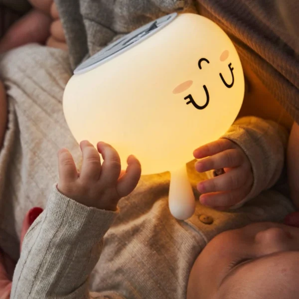 Konijn siliconen lamp - wit - Afbeelding 3